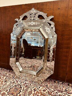Antique Venetian mirror