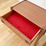 Pair of Scandinavian wooden bedside tables, 1960s