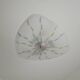 Lustre suspension verre opalin Zukov , année 60