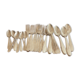 32 silver metal goldsmith table cutlery