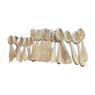 32 silver metal goldsmith table cutlery