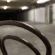 Ungvar Ungarn 1900 dark brown cane bistro chair