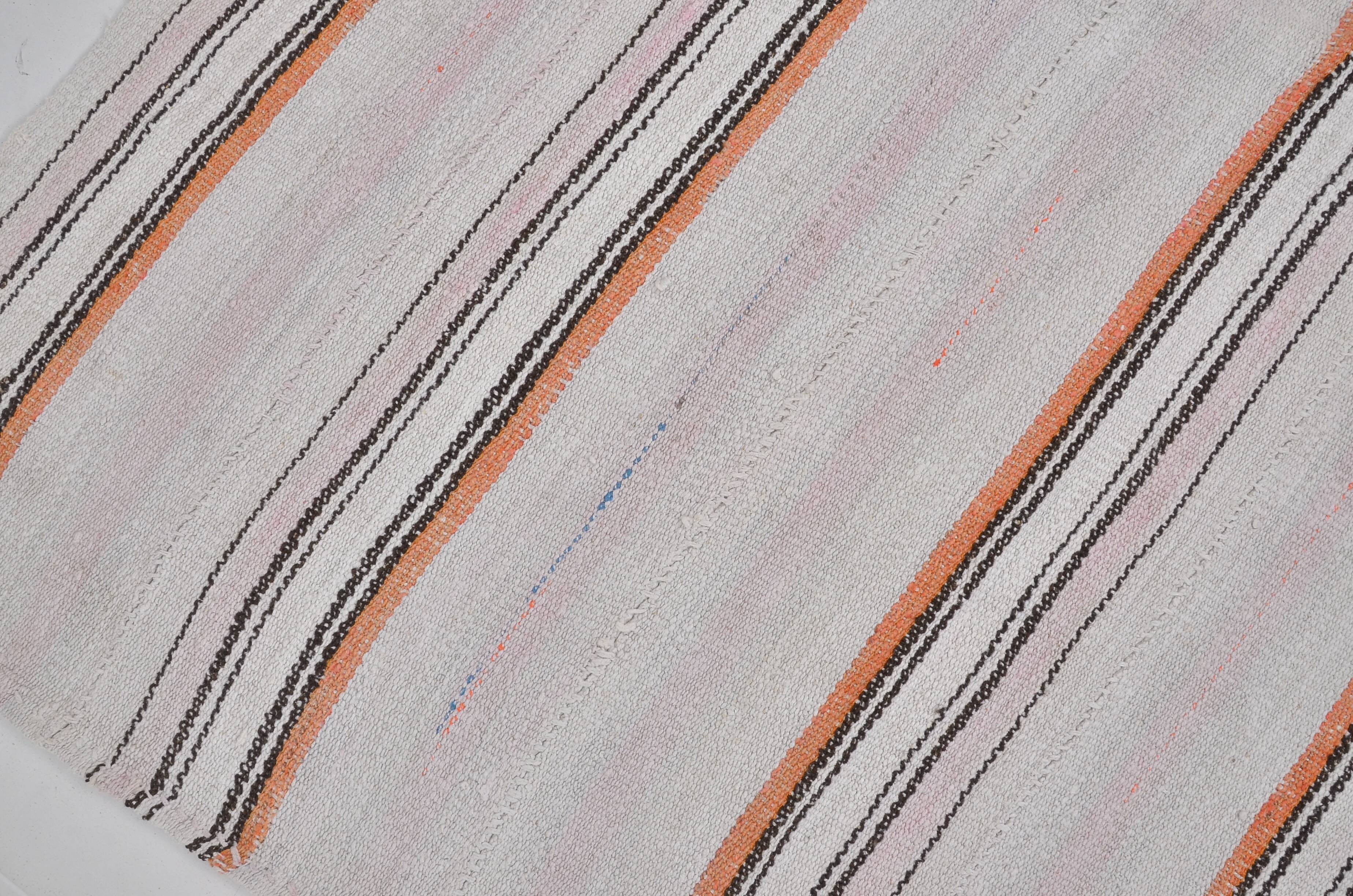 Stripe Anatolian Oushak Kilim Rug sku 3660