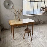 Scandinavian oak and ceramic table