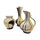 Trio of Bay Keramik vases with Florenz motif - 1957