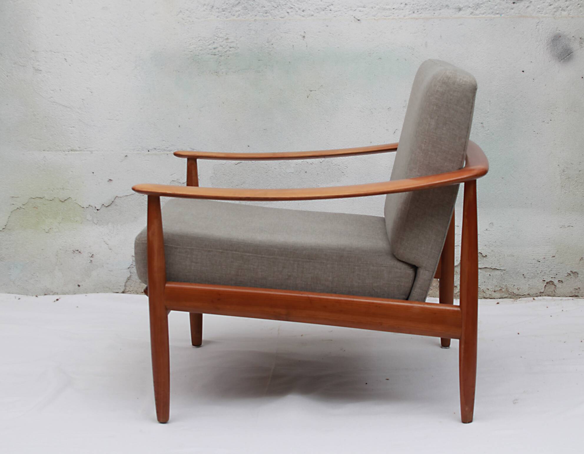 1960s armchair in cherrywood