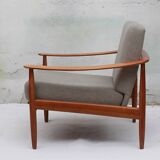1960s armchair in cherrywood