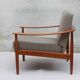 1960s armchair in cherrywood