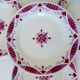 4 flat plates in iron earth from the Moulin des Loups and hamage, Madeleine model 2106197