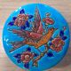 Antique box in Longwy enamels signed Nadia Finco