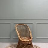 Rattan armchair for children