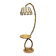 Lampadaire en rotin des années 70