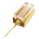 Brass & clear  glass wall light by Vitrika – Model Atlactic