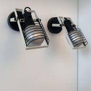 Pair of vintage Sintesi adjustable wall lights, by Gismonti for Artemide, Italy 1975