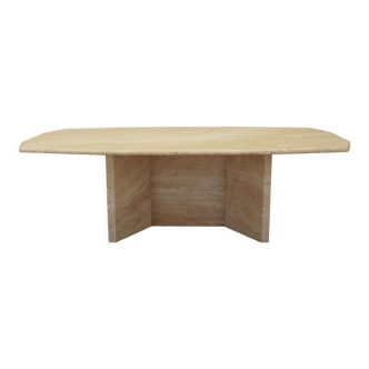 Table basse en pierre, design danois, années 1970,Danemark