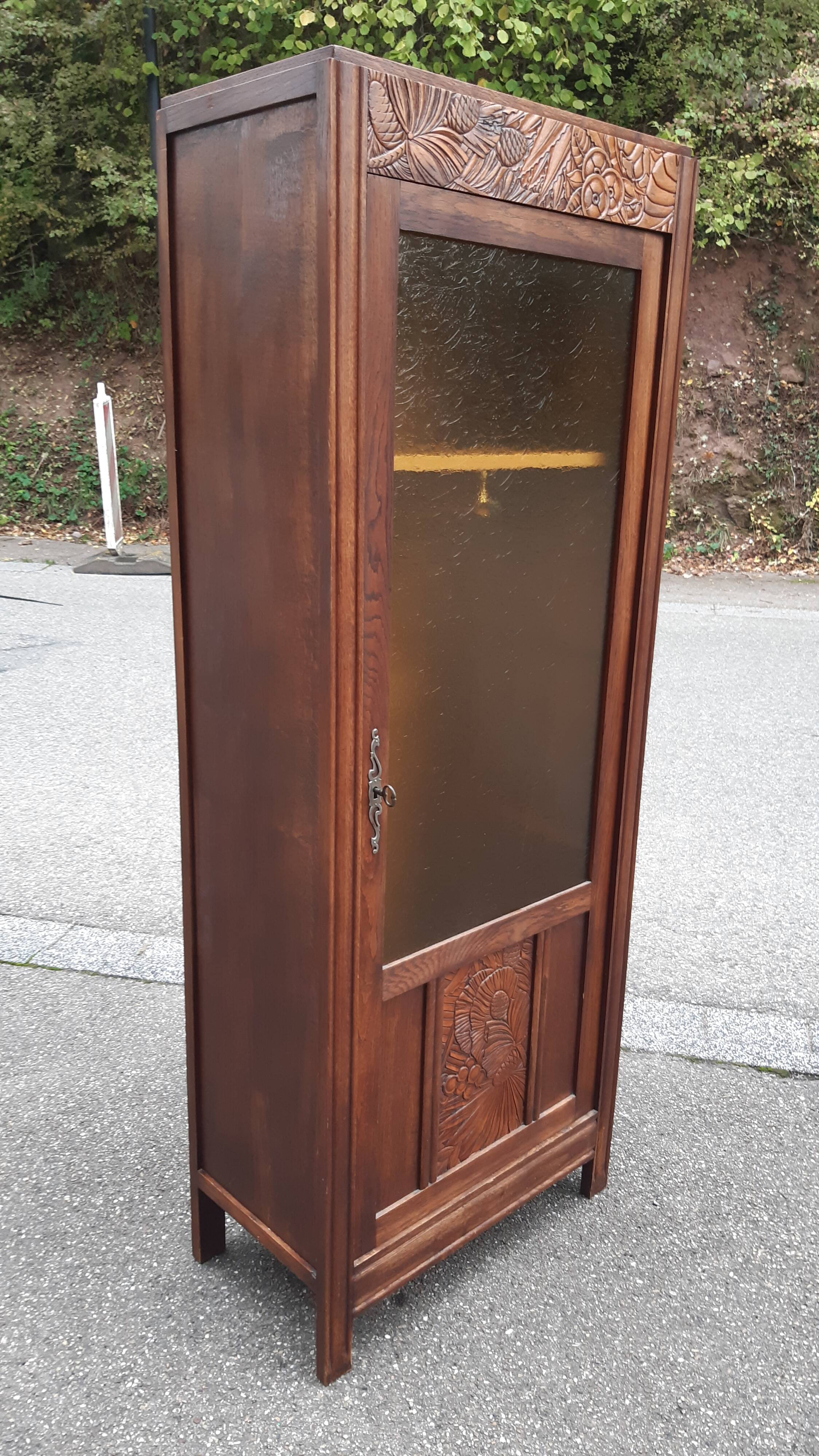 Art Deco glass wardrobe