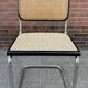 Set of 4 vintage chairs  Cesca B32 in black and chrome