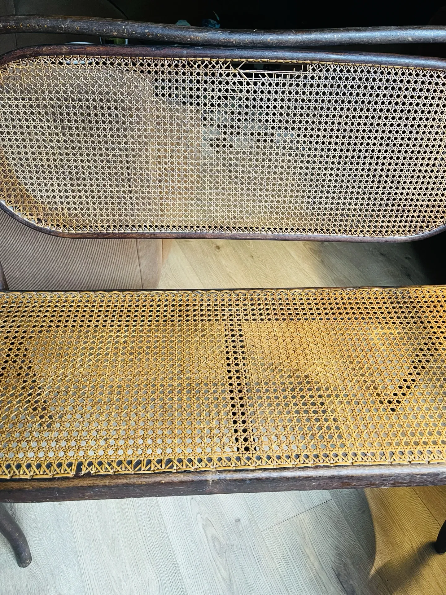 Banquette thonet début xxeme