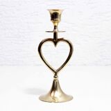 Vintage brass candle holder