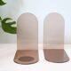 Pair of smoked plexiglass bookends, 1970s