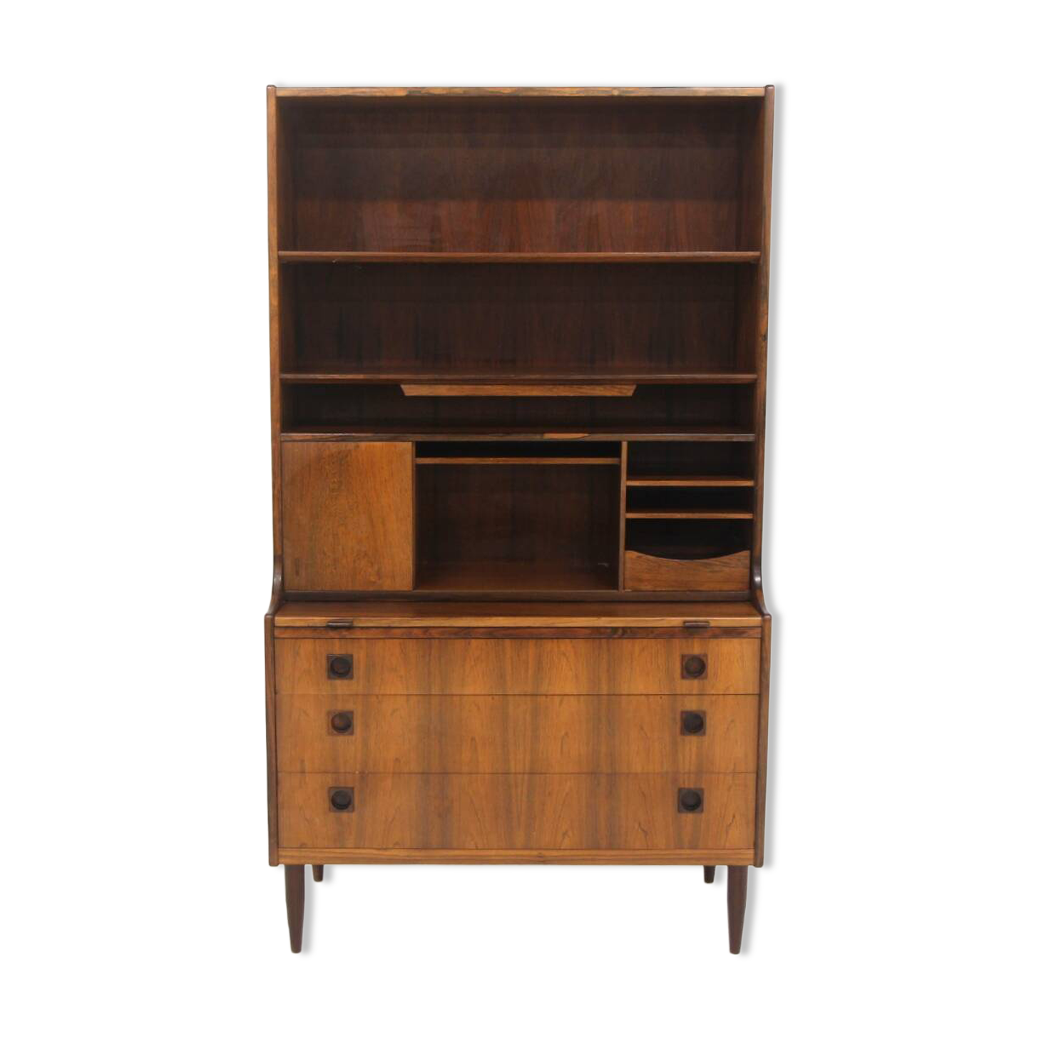 Secrétaire scandinave en palissandre, Albert Hansen Møbelfabrik, Danemark, 1960