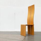 Postmodern chair with a high backrest