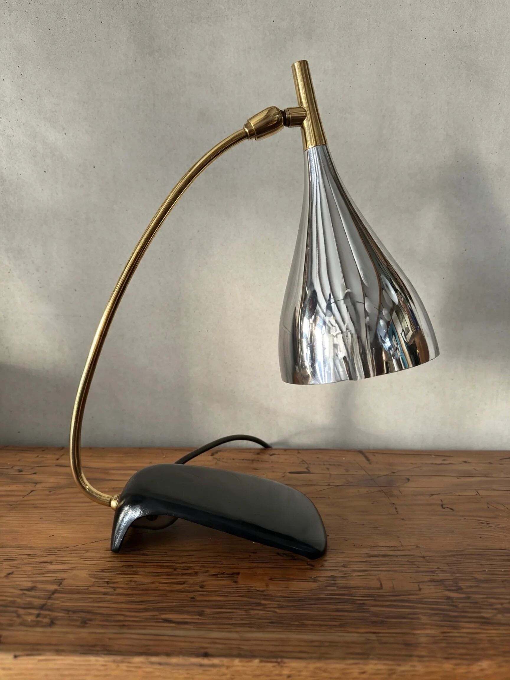 1950s Bauhaus table lamp by Gebrüder Cosack Germany