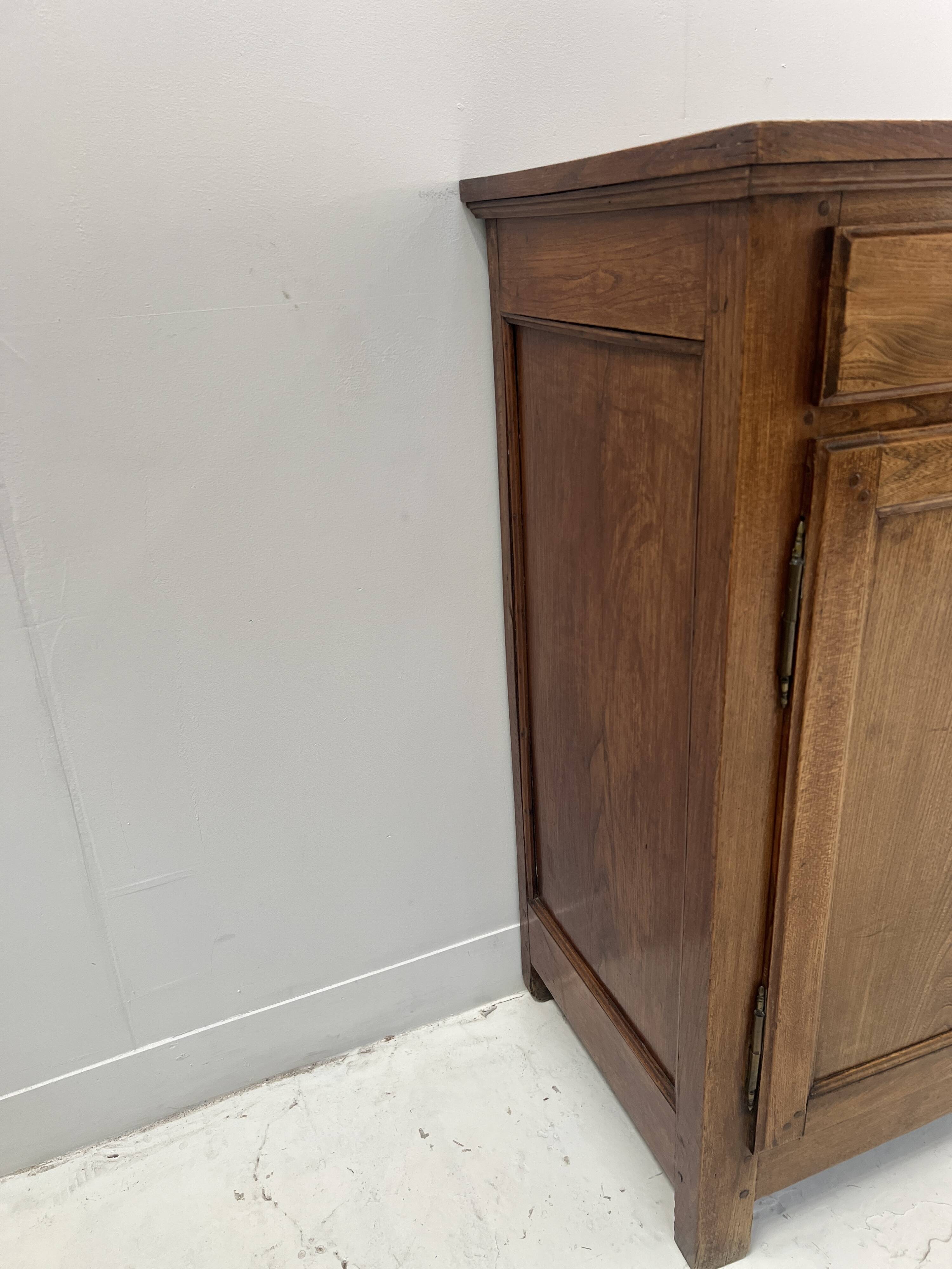 19th-century solid ash Parisian buffet