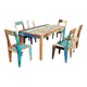 Table en teck avec ses 6 chaises