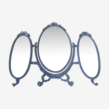 miroir psyché triptyque à poser pour table ou coiffeuse