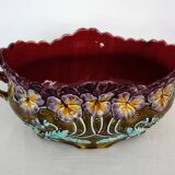 Large planter cache pot borbotine Onnaing art nouveau