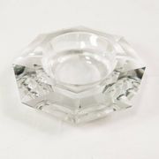 Large crystal ashtray, Belgium 1960s