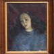 Oil portrait of young woman by Jean Hynderick