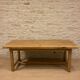 Large solid wood farmhouse table – country style