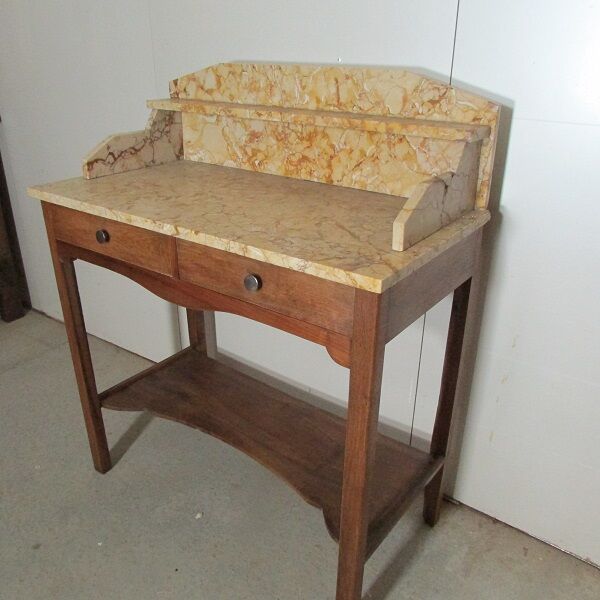 Old dressing table early 20th in walnut