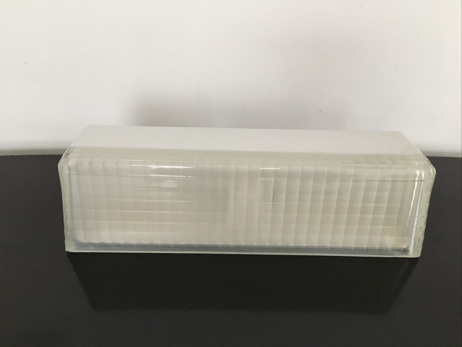 Apply Holophane design 50 60-industrial opalin glass and streaked lamp