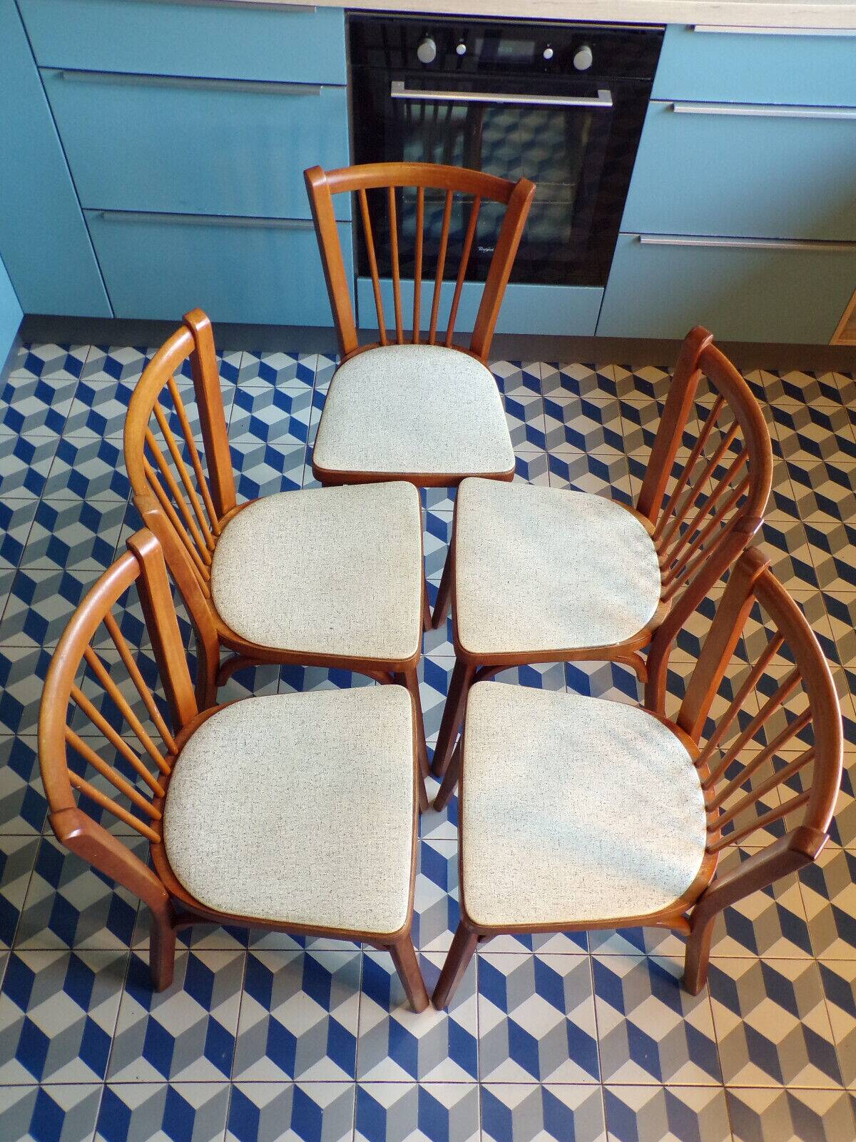 5 Baumann 53 bistro chairs