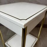Metal bedside table