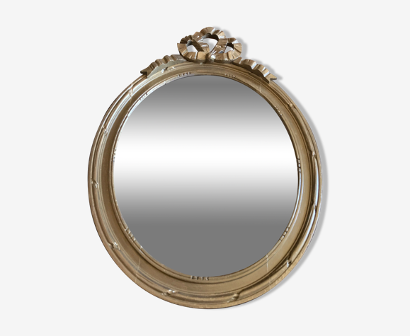 Miroir ovale style Louis XVI