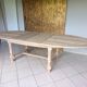 Renovated solid oak extendable oval table