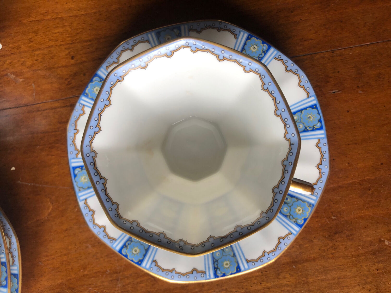 Tea set coffee Limoges porcelain 1910s
