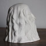 Plaster head depicting Leonardo da Vinci