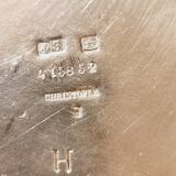 Christofle Plate Warmer Silver Metal large oval format 19th century L'Alfenide et Gallia