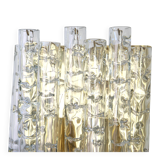 Pair of large Murano glass wall sconces by Doria, Germany, 1960s.