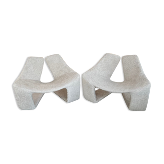 Pair of Zen armchairs by Kwok Hoi Chan for Maison Steiner, 2003 edition.