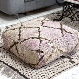 Moroccan kilim pouf
