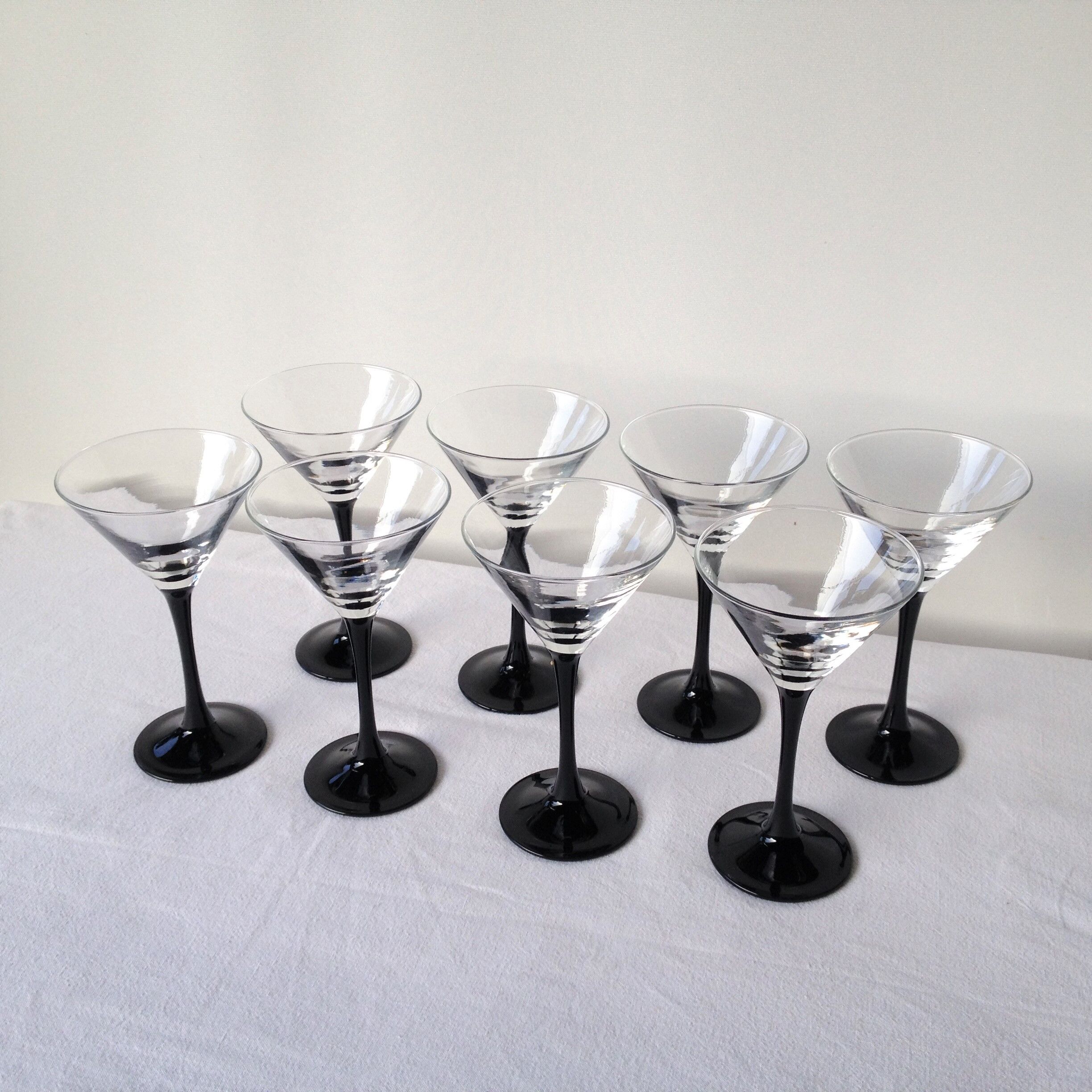 Set 8 champagne glasses