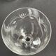 5 Blown, cut and engraved crystal water glasses