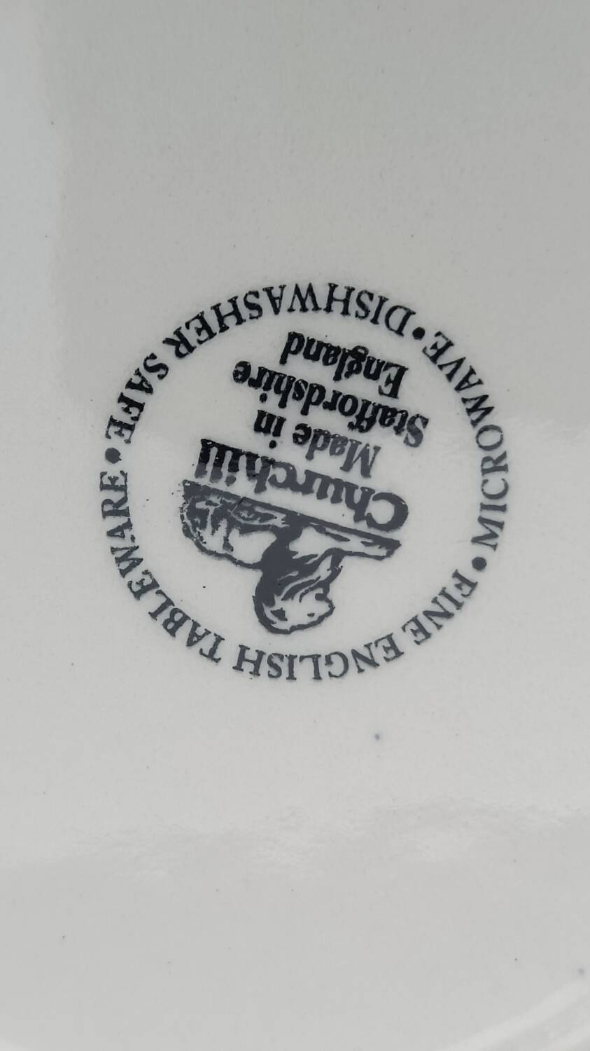 Churchill English soup plate