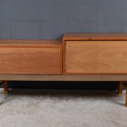 Teak and nubuck hairdresser, by R. Landault – 1970